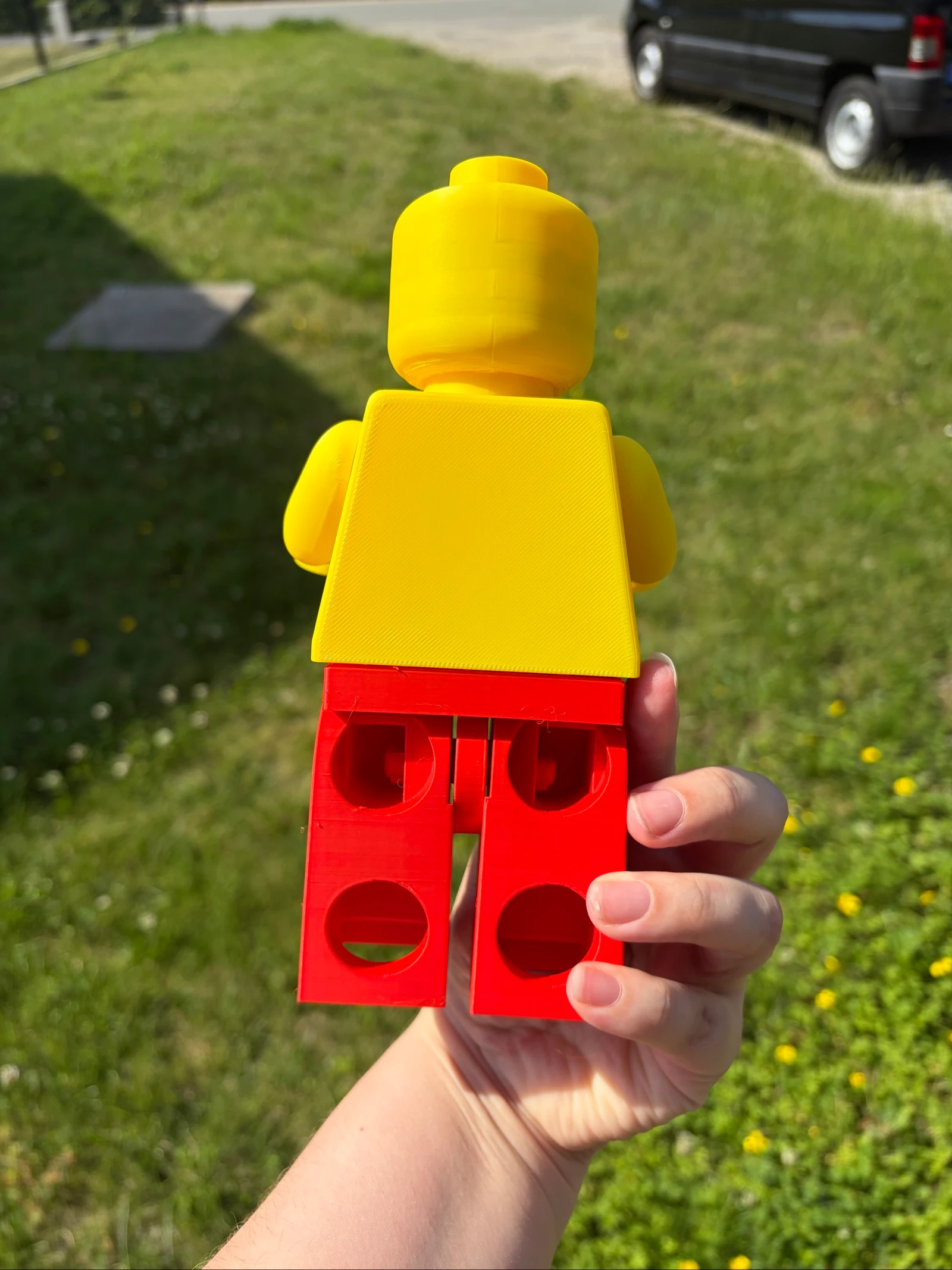 Figurinha tipo LEGO gigante – 20 cm – articulada – impressão 3D – photo 3